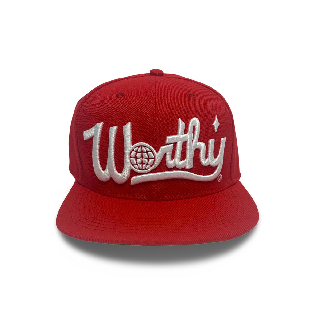 Worthy Snapback Hat Red