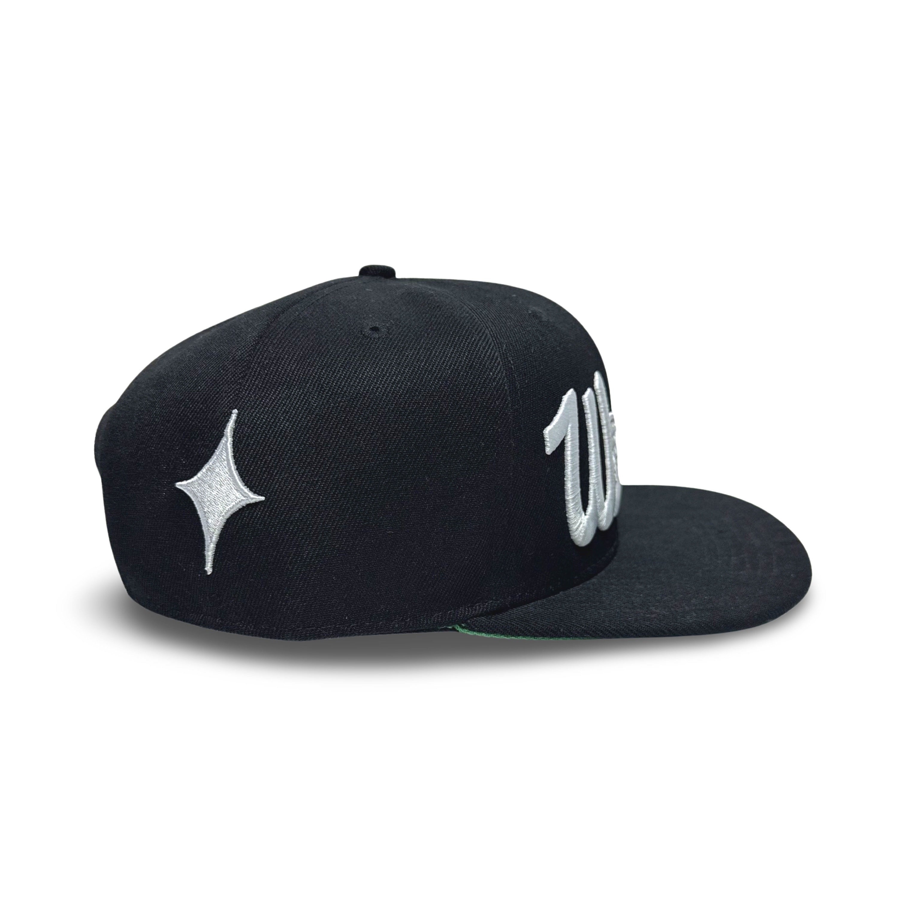 Worthy Snapback Hat Black