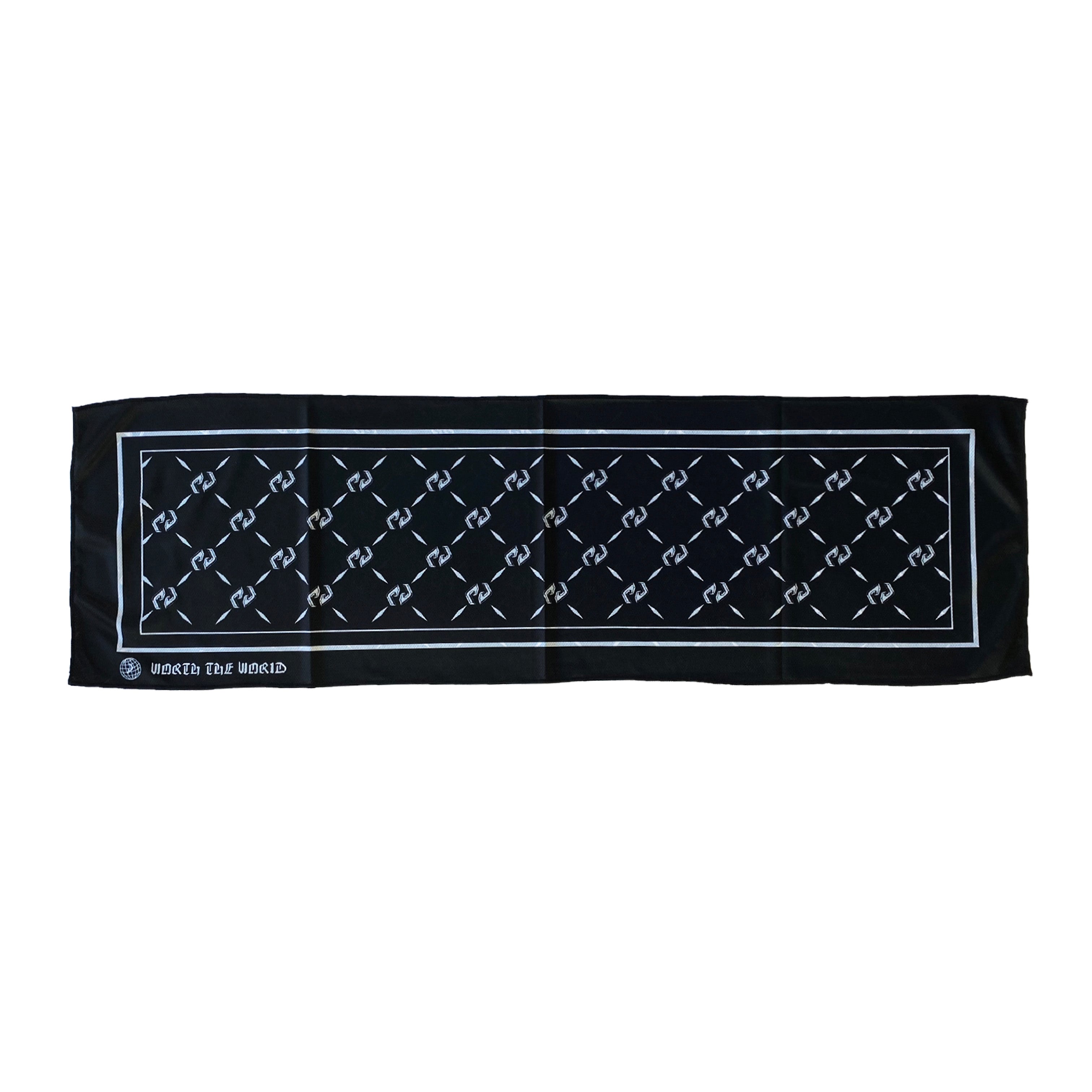 Ultra-Soft Black Microfiber Towel