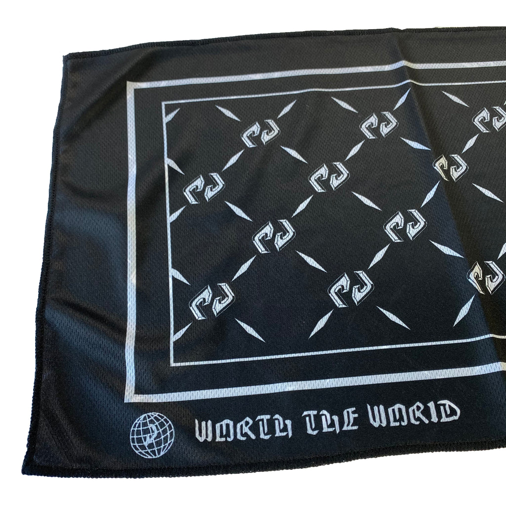 Ultra-Soft Black Microfiber Towel