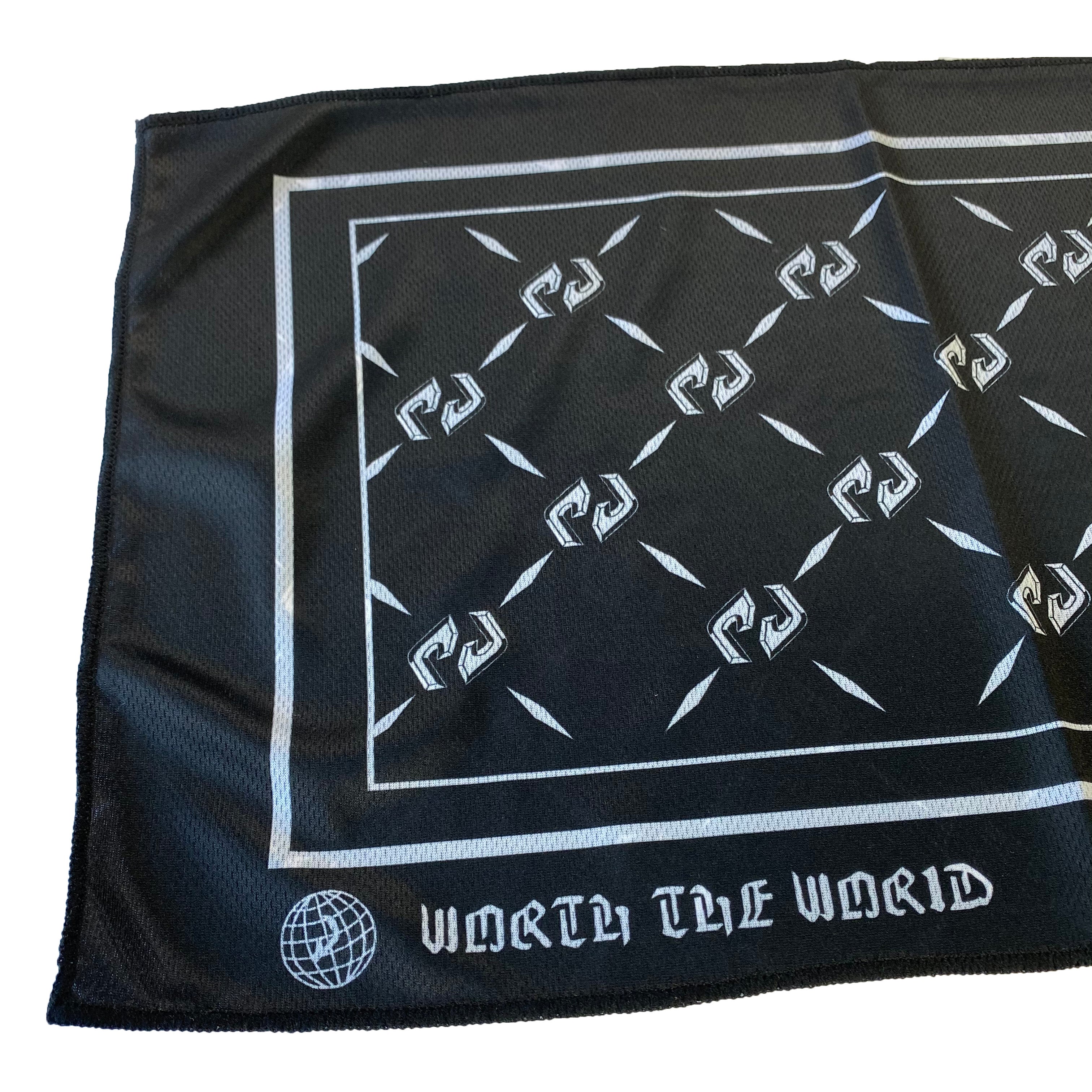 Ultra-Soft Black Microfiber Towel