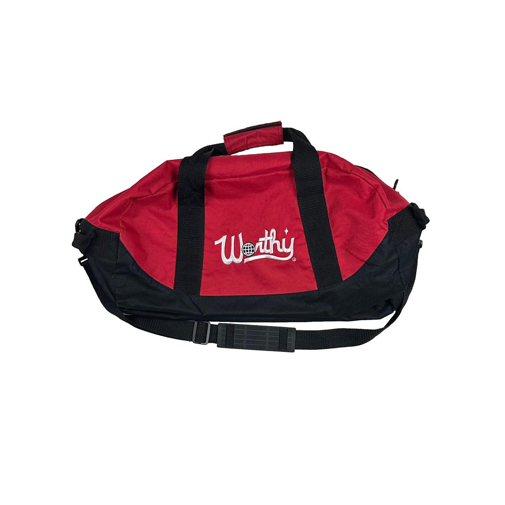 Worthy Durable Sports & Travel Duffel Bag – Red/Black