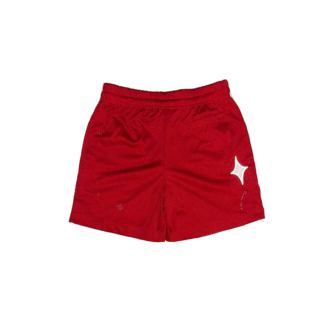 Worthy Mesh Basketball Shorts Red