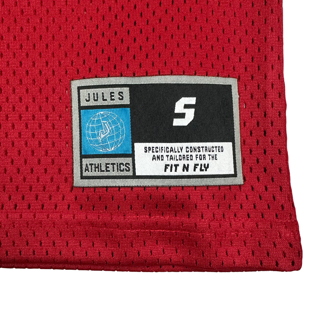 Worthy Mesh Basketball Jersey Red