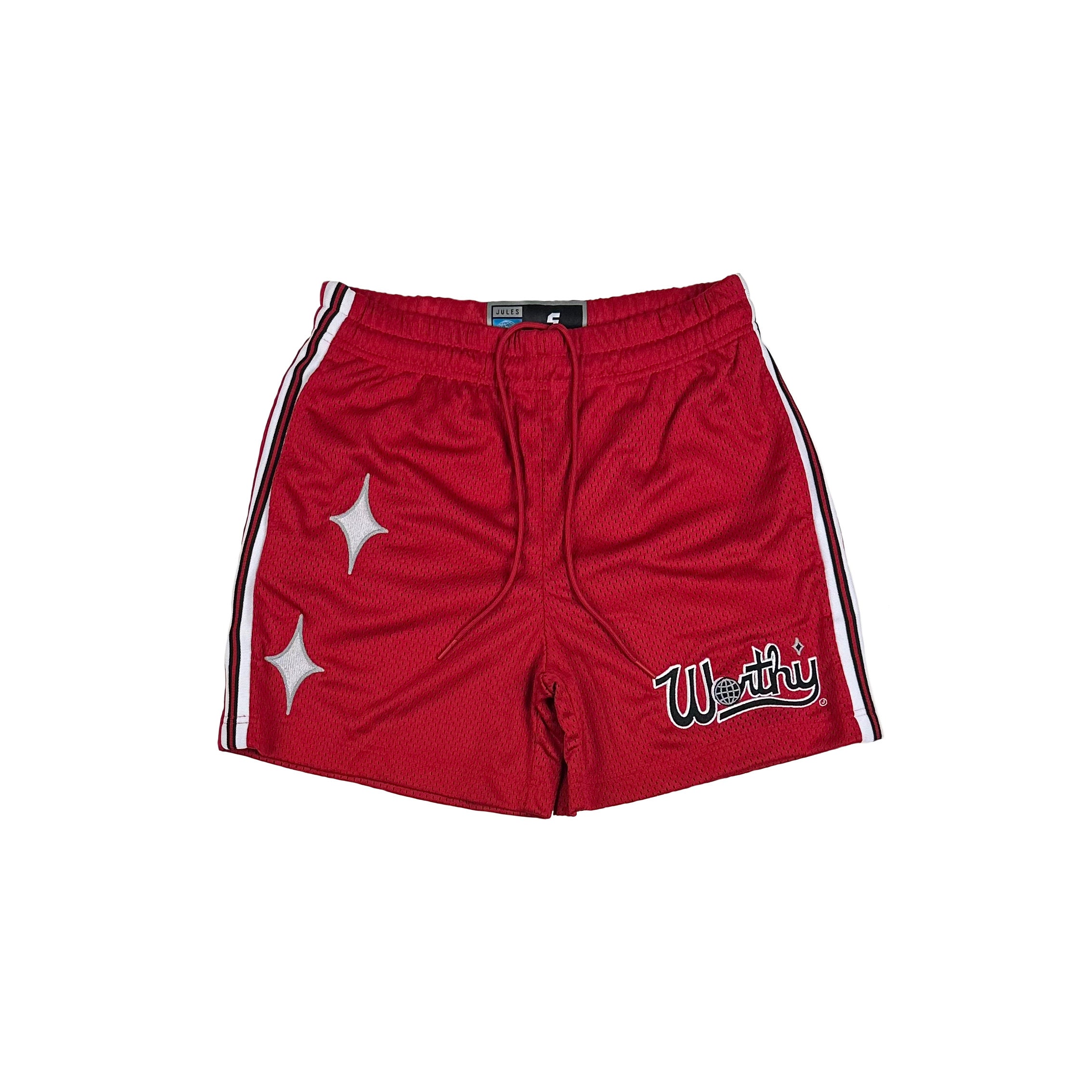 Worthy Mesh Basketball Shorts Red