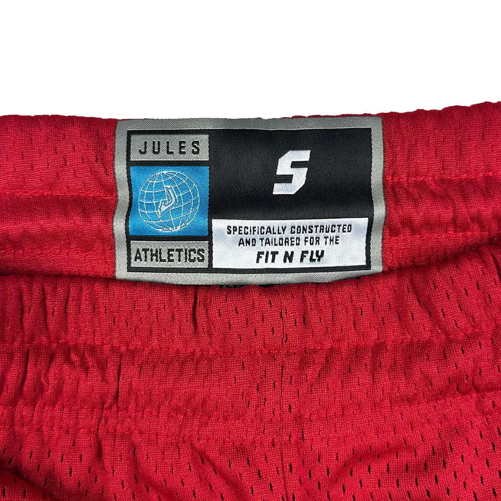 Worthy Mesh Basketball Shorts Red