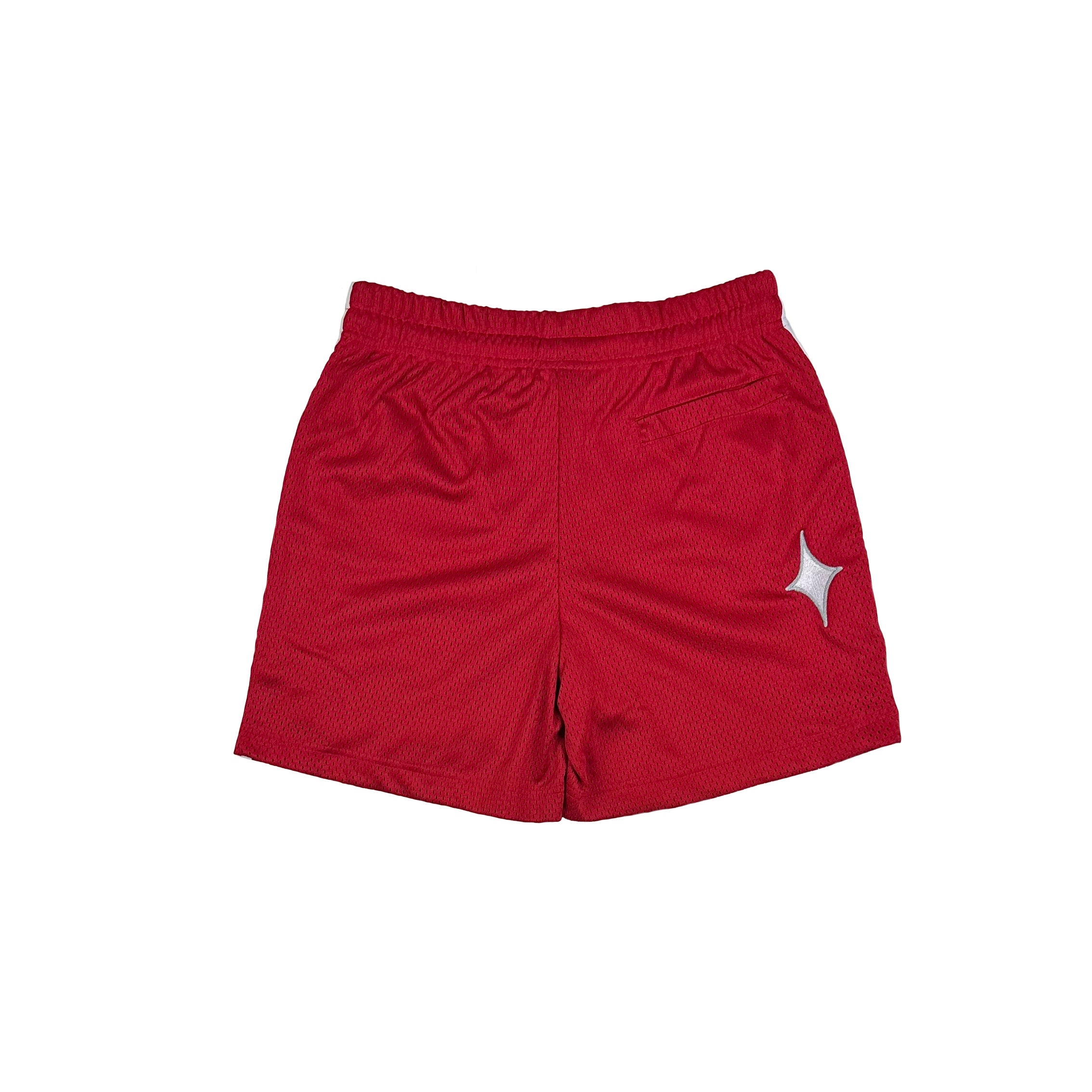 Worthy Mesh Basketball Shorts Red